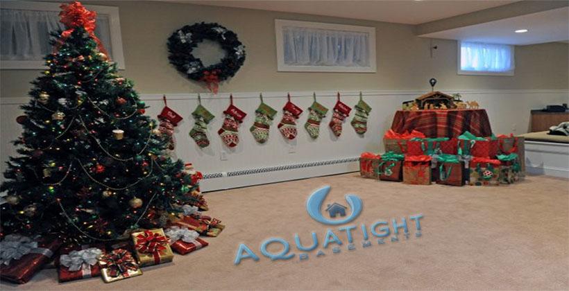 Warm holiday home interior
